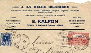 Oran enveloppes pub 634